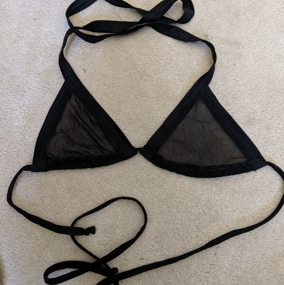 Iheartraves mesh tie top